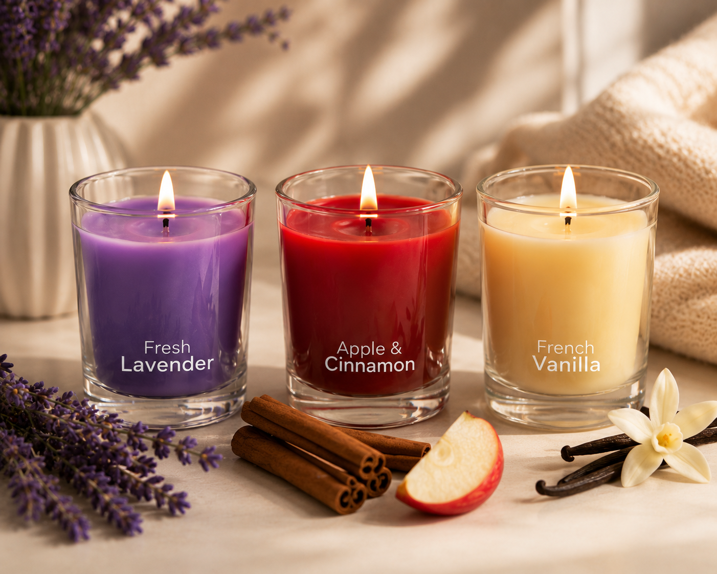 aroma bliss candle trio