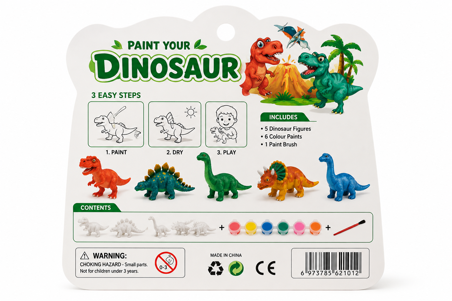 dino paint adventure kit