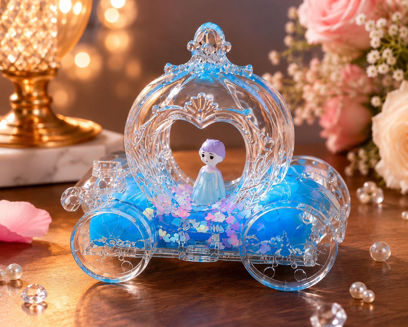 dream carriage crystal decor