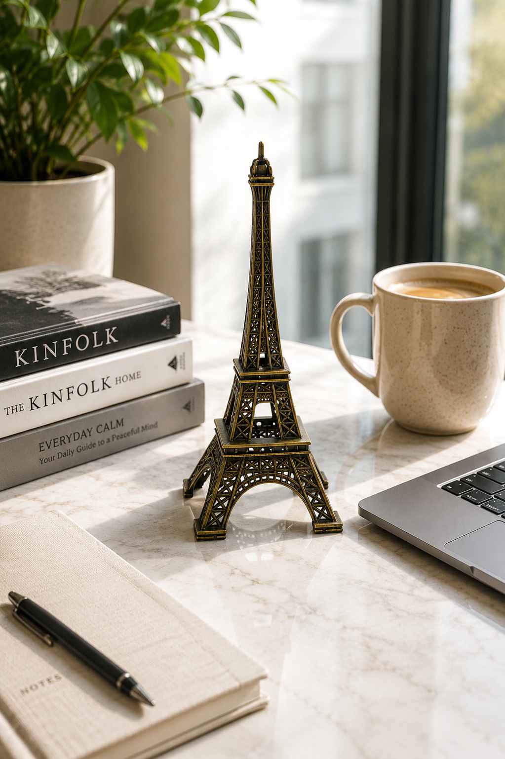 eiffel in a frame