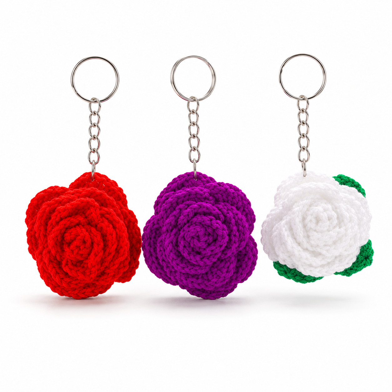 everbloom rose keychain