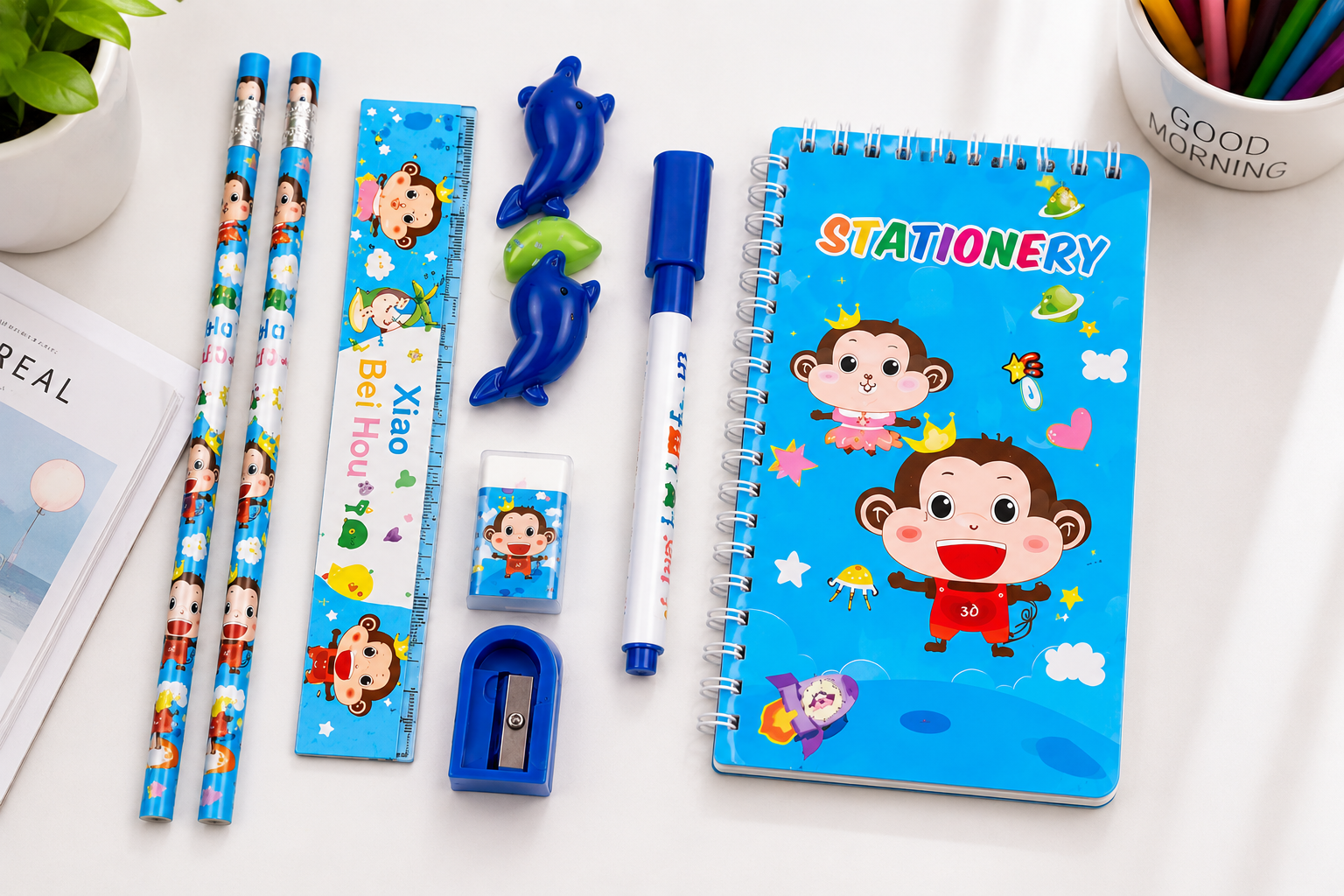 happy monkey school kit