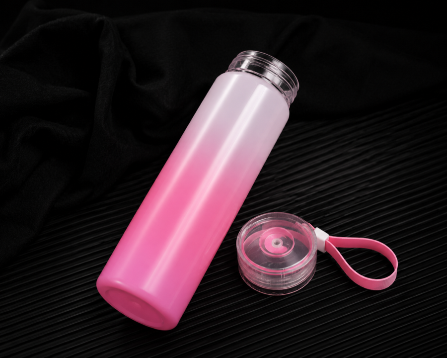 pink ombre bottle
