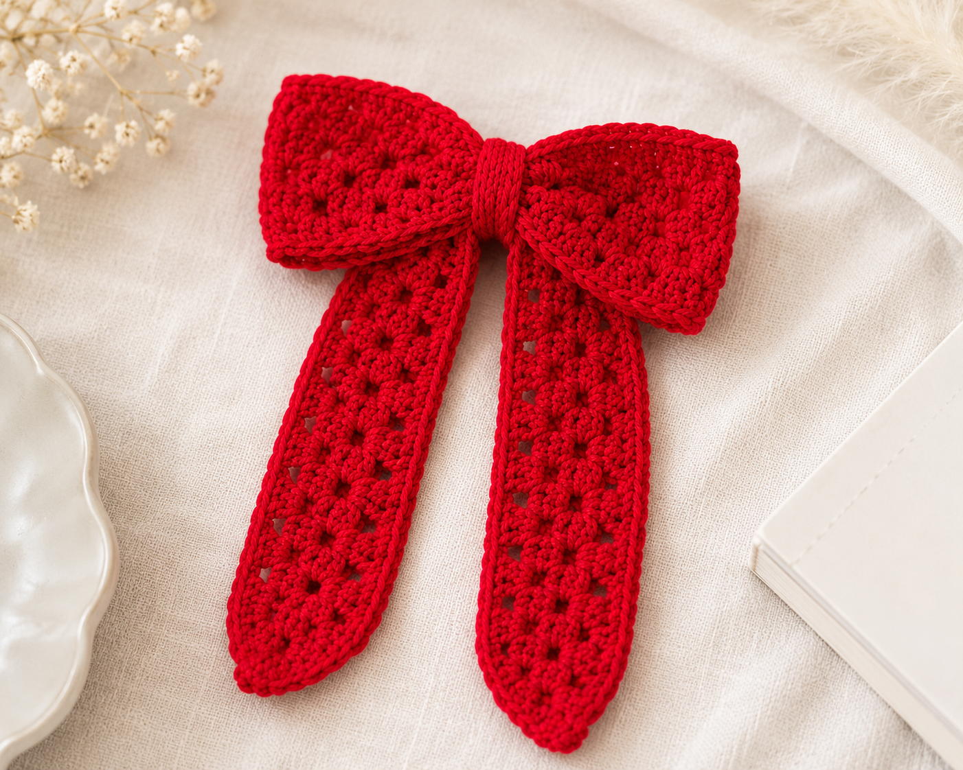 princess ribbon hair bow