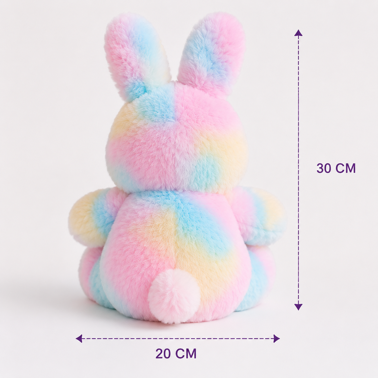rainbow snuggle bunny