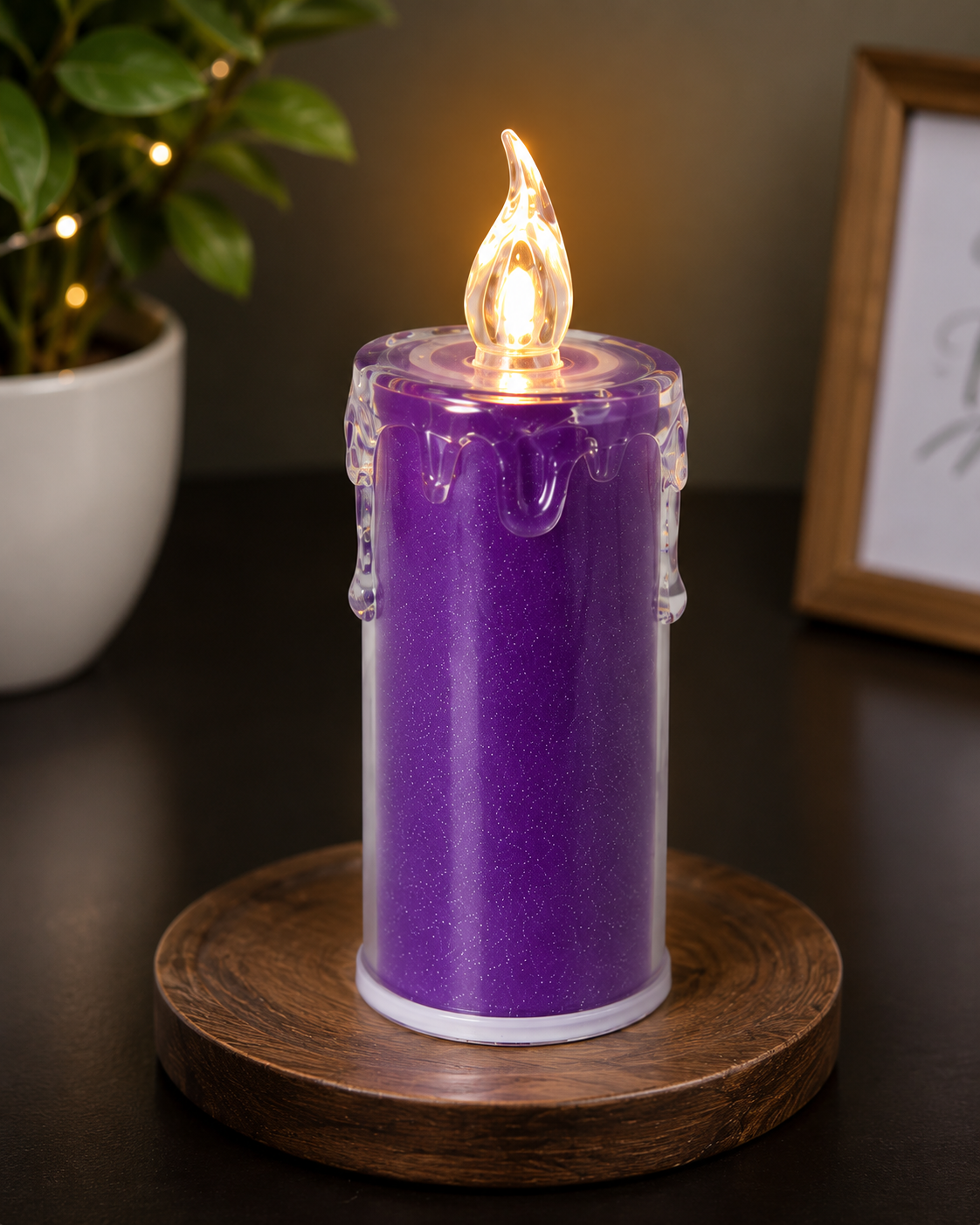 royal glow pillar candle
