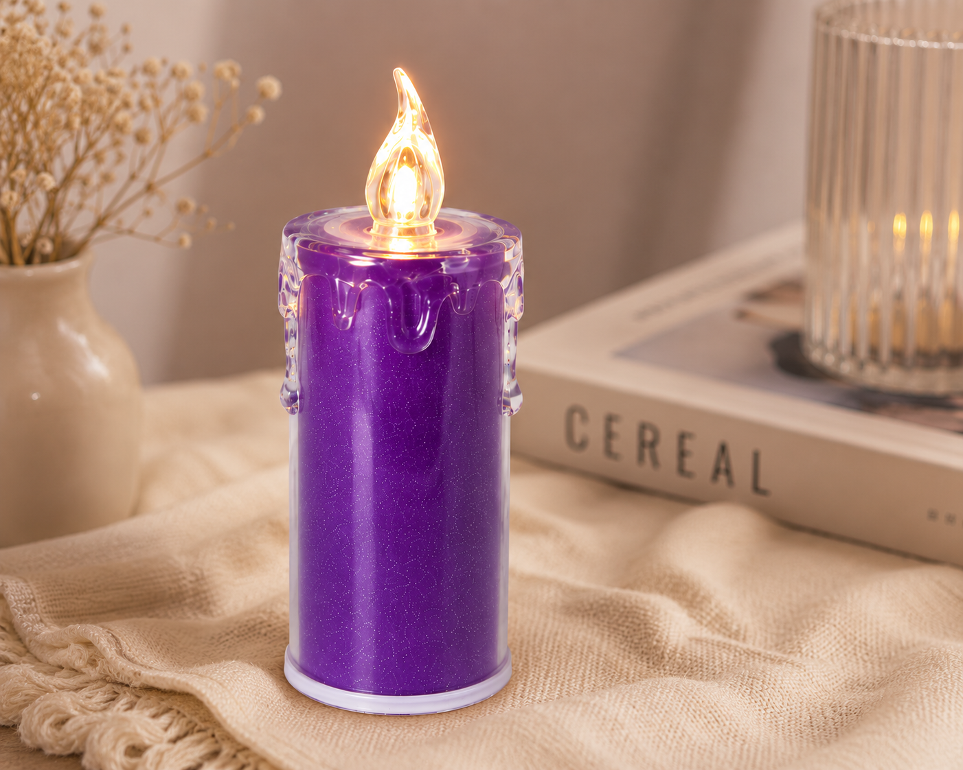 royal glow pillar candle