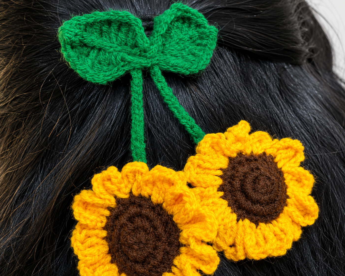 sunny bloom hair bow
