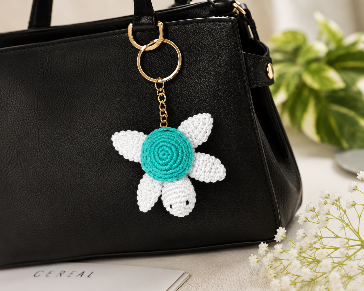 tiny turtle keychain